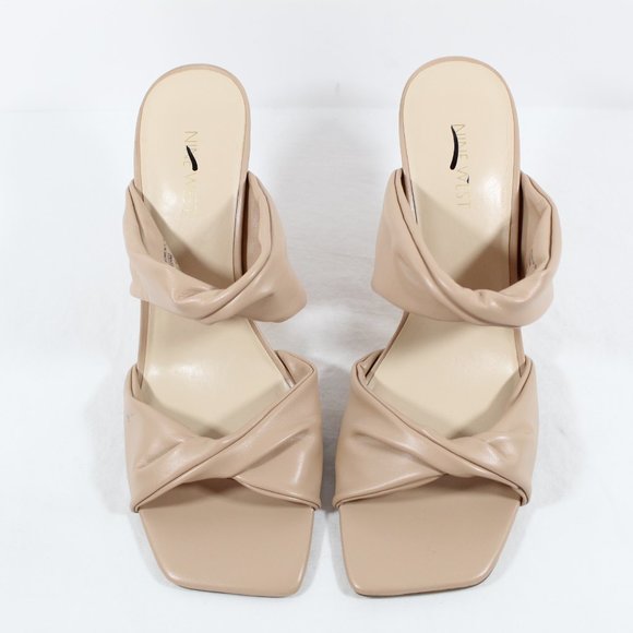 Nine West Sashah Women's Dress Sandals - Natural/Nude 11M - Picture 3 of 5
